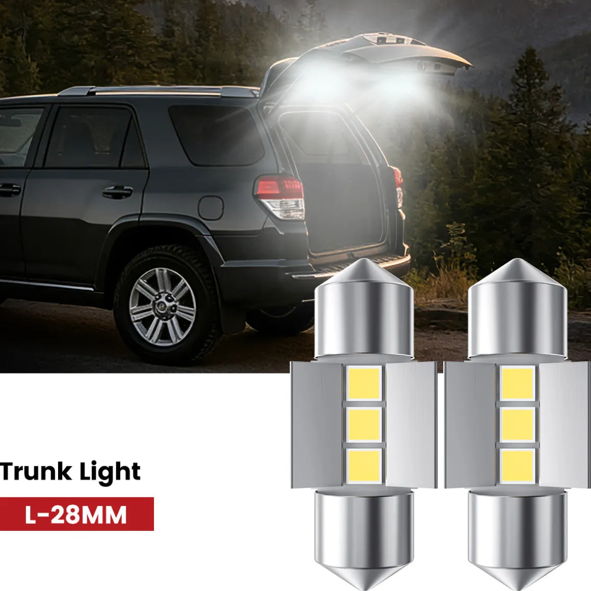 Fit for 2006-2013 Toyota 4Runner LED Bulbs Upgrade