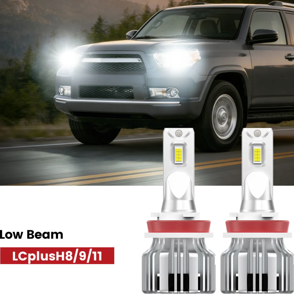 Fit for 2006-2013 Toyota 4Runner LED Bulbs Upgrade