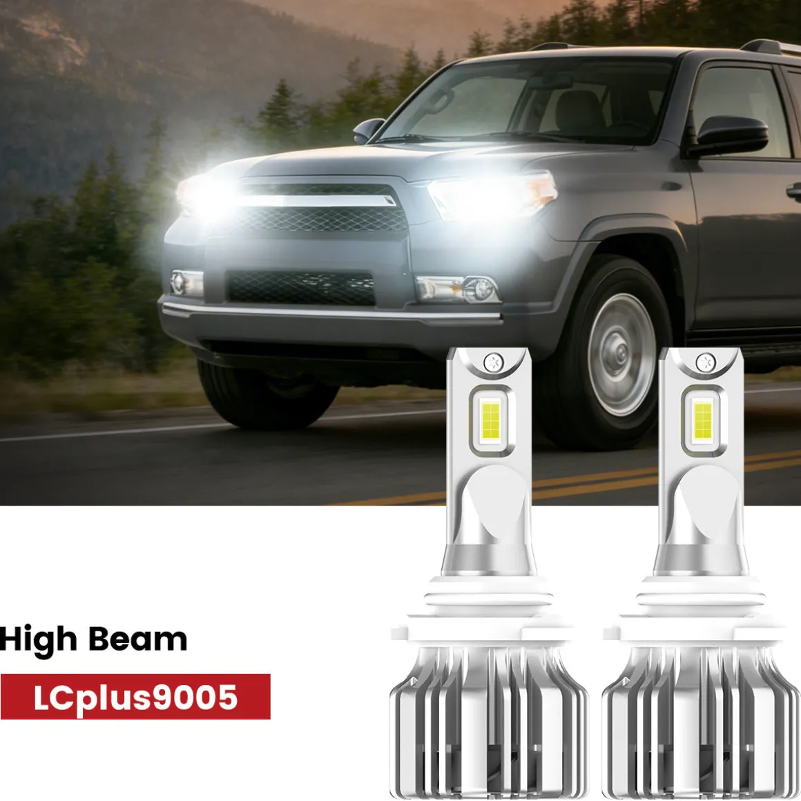 Fit for 2006-2013 Toyota 4Runner LED Bulbs Upgrade