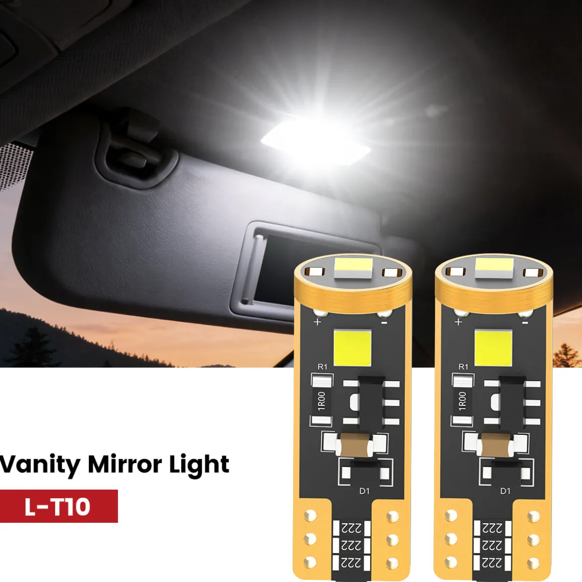 Fit for 2006-2013 Toyota 4Runner LED Bulbs Upgrade