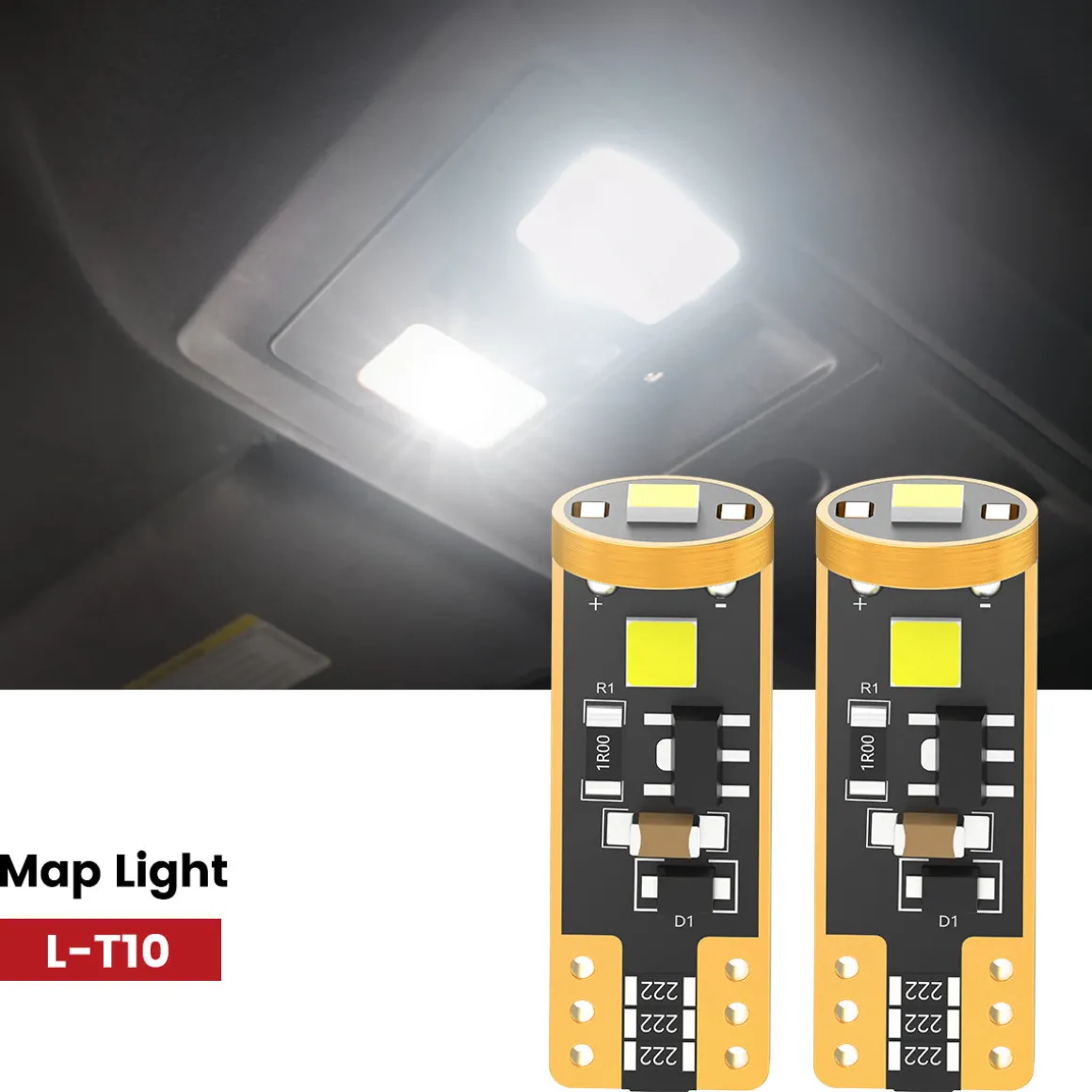 Fit for 2006-2013 Toyota 4Runner LED Bulbs Upgrade