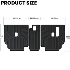 Fit for 2010-2012 Toyota 4Runner Seatback & Cargo Mats