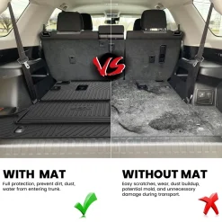 Fit for 2010-2012 Toyota 4Runner Seatback & Cargo Mats