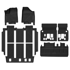 Fit for 2013-2020 Toyota Sienna Floor Mats & Cargo Mat, Fit Fixed center console