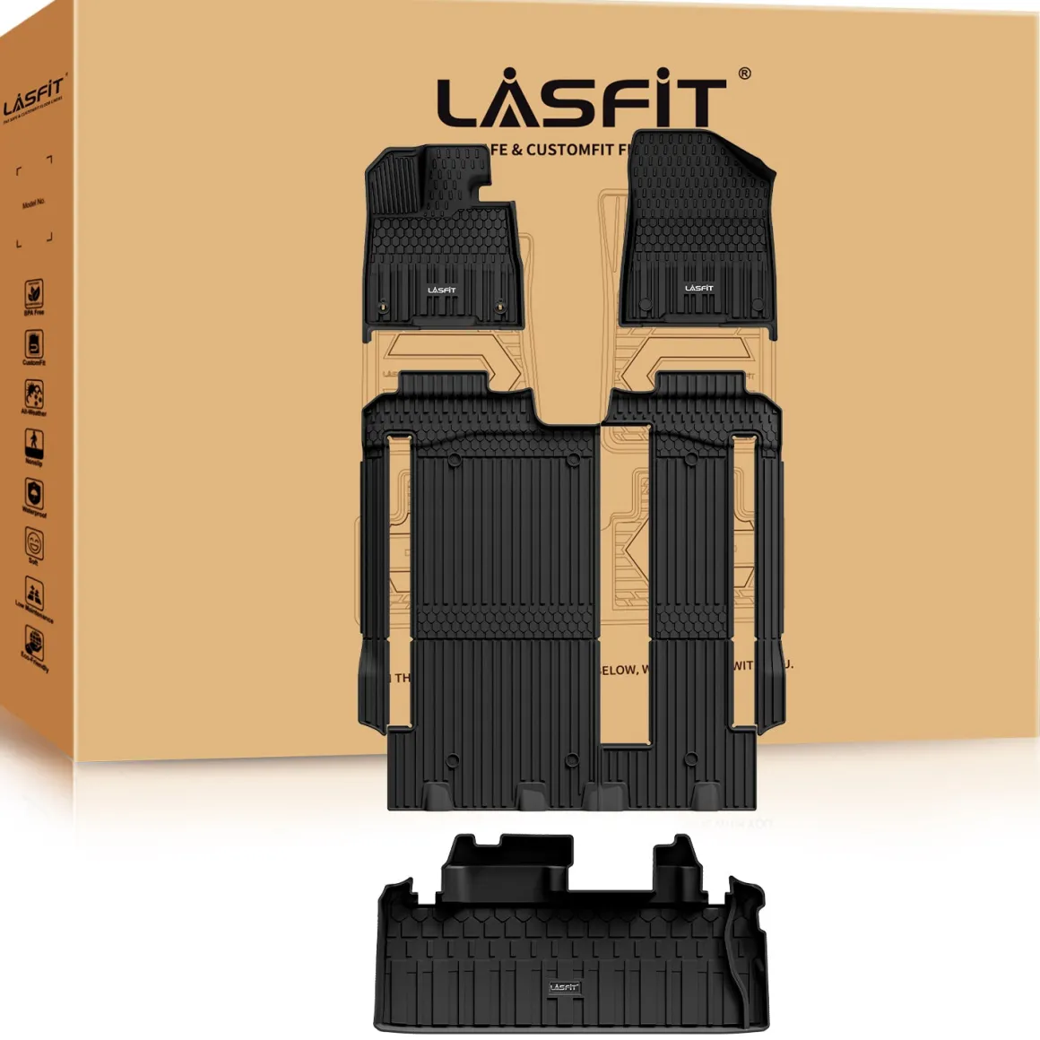Fit for 2021-2026 Toyota Sienna Floor Mats or Cargo Mat, Don't Fit 2025+ Platinum