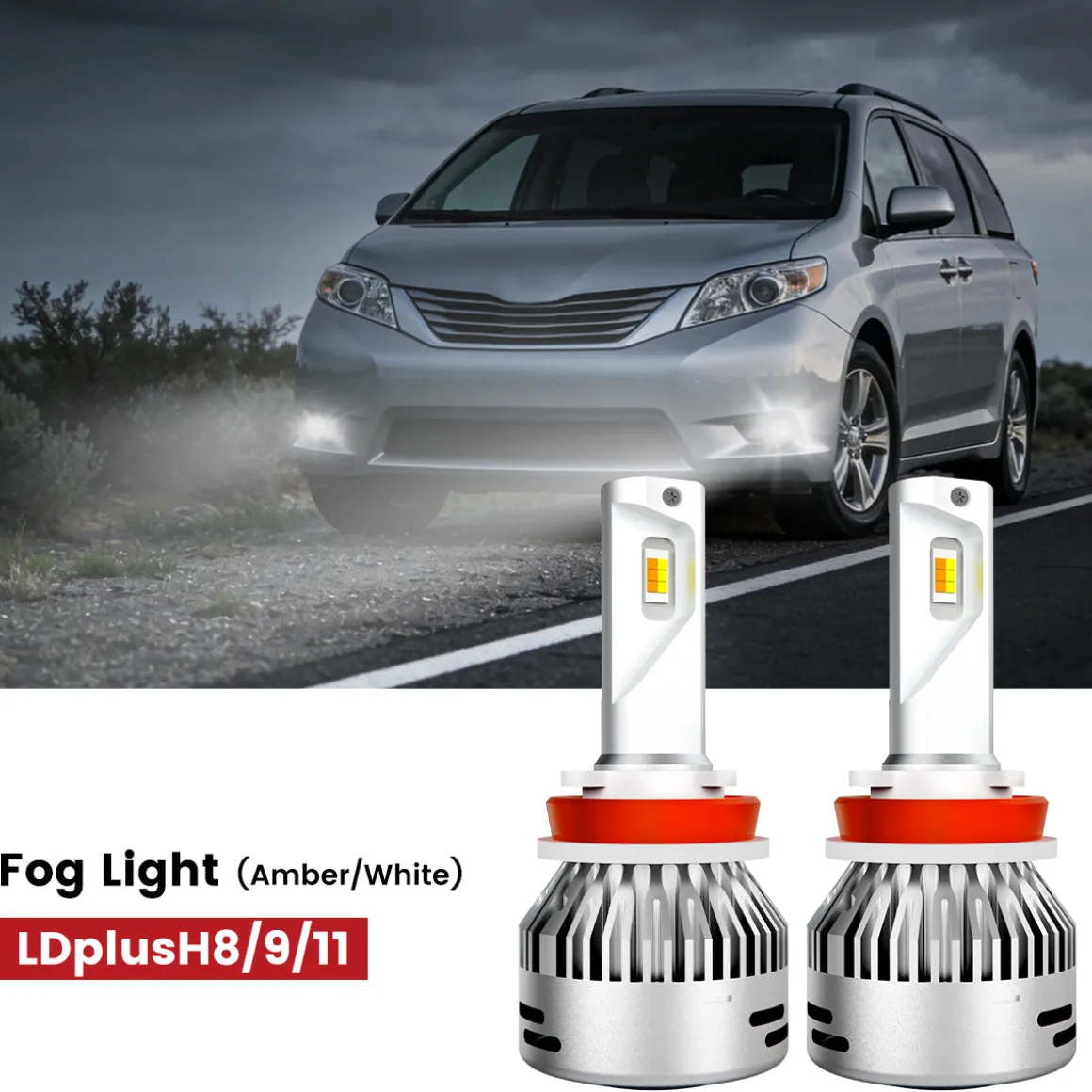 Fit for 2011-2014 Toyota Sienna LED Bulbs H11 9005 Exterior Interior Bulb Plug n Play