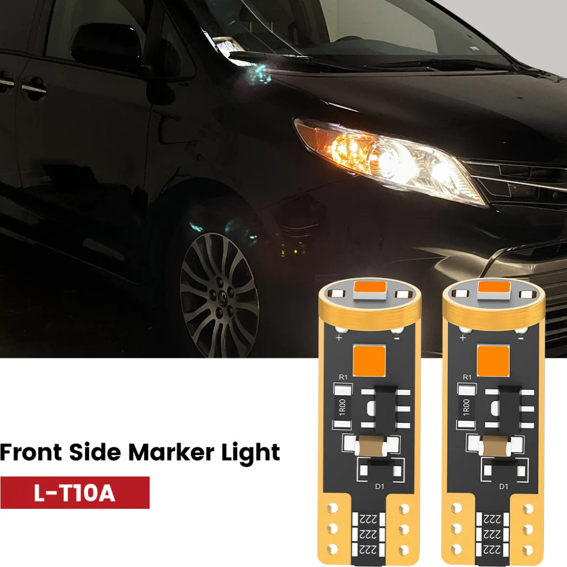 Fit for 2015-2020 Toyota Sienna The Brightest LED Bulbs Upgrade | Tested and Verified
