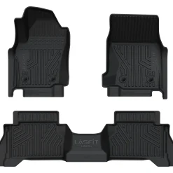 Fit for 2024-2026 Toyota Tacoma All-Weather Floor Mats, Fit Double Cab Only