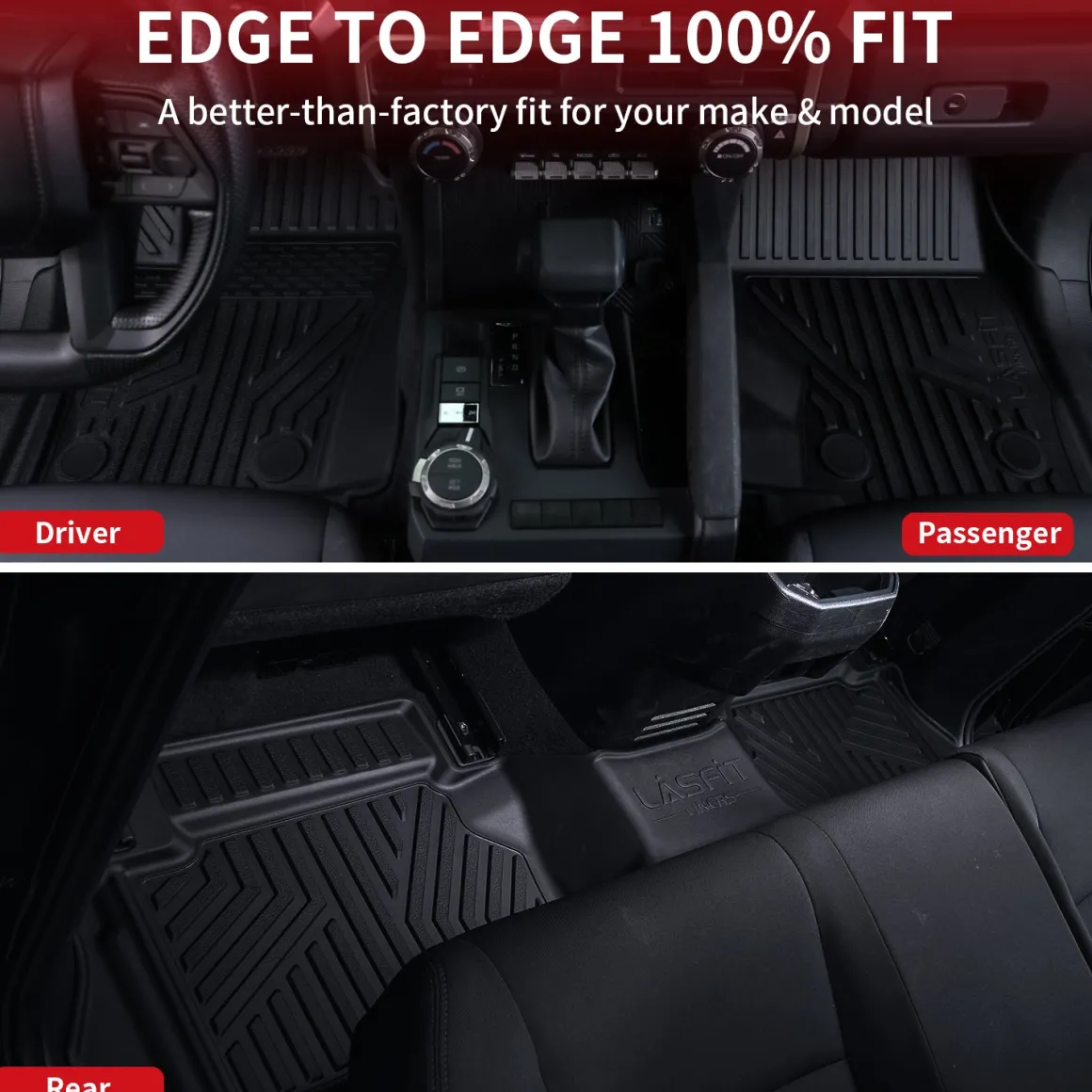 Fit for 2008-2011 Toyota Tacoma Floor Mats, Fit Auto Trans Only