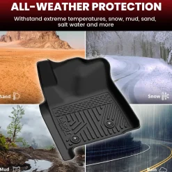 Fit for 2008-2011 Toyota Tacoma Floor Mats, Fit Auto Trans Only