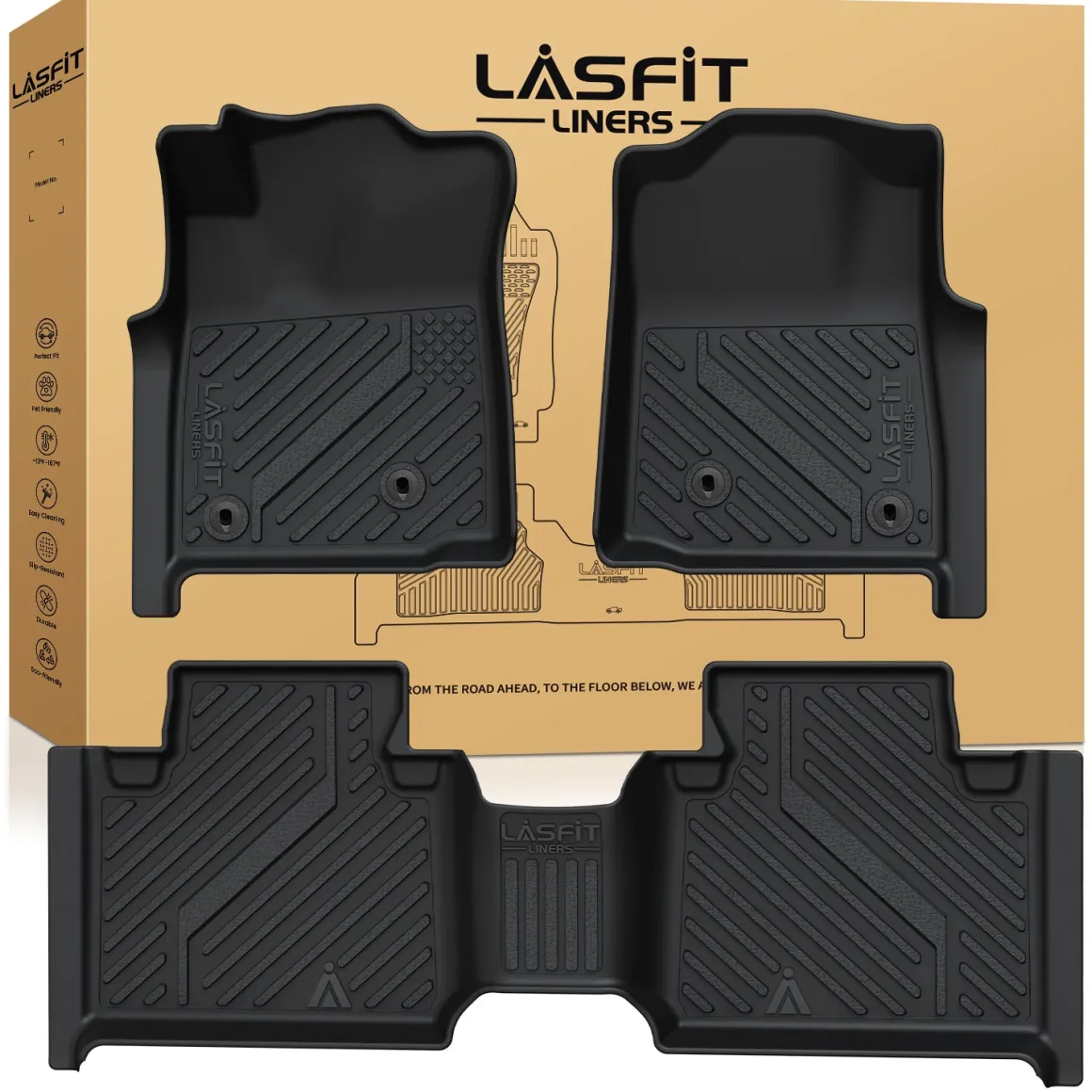 Fit for 2008-2011 Toyota Tacoma Floor Mats, Fit Auto Trans Only