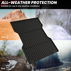 Fit for 2024-2026 Toyota Tacoma 5FT or 6FT Heavy Duty Truck Bed Mat or Tailgate Mat