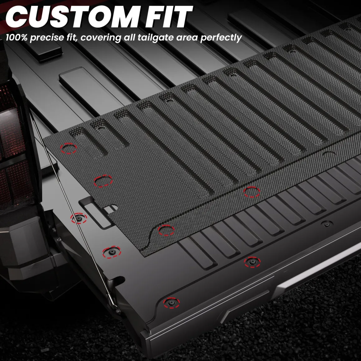 Fit for 2024-2026 Toyota Tacoma 5FT or 6FT Heavy Duty Truck Bed Mat or Tailgate Mat
