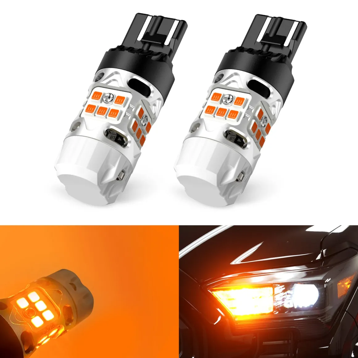 Fit for 2024-2026 Toyota Tacoma LED Front Turn Signal Lights Upgrade | Tested and Verified