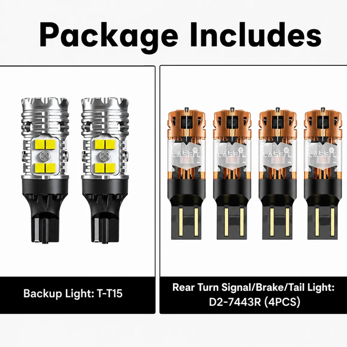 Fit for 2016-2023 Toyota Tacoma The Brightest LED Bulbs Upgrade | Tested and Verified