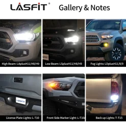Fit for 2016-2023 Toyota Tacoma The Brightest LED Bulbs Upgrade | Tested and Verified