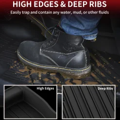 Fit for 2014-2021 Toyota Tundra Floor Mats 1st & 2nd Row Seat