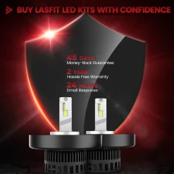 Fit for Toyota Tundra 2014-2021 H4 9003 Custom-Fit LED Bulbs w/Dust Cover