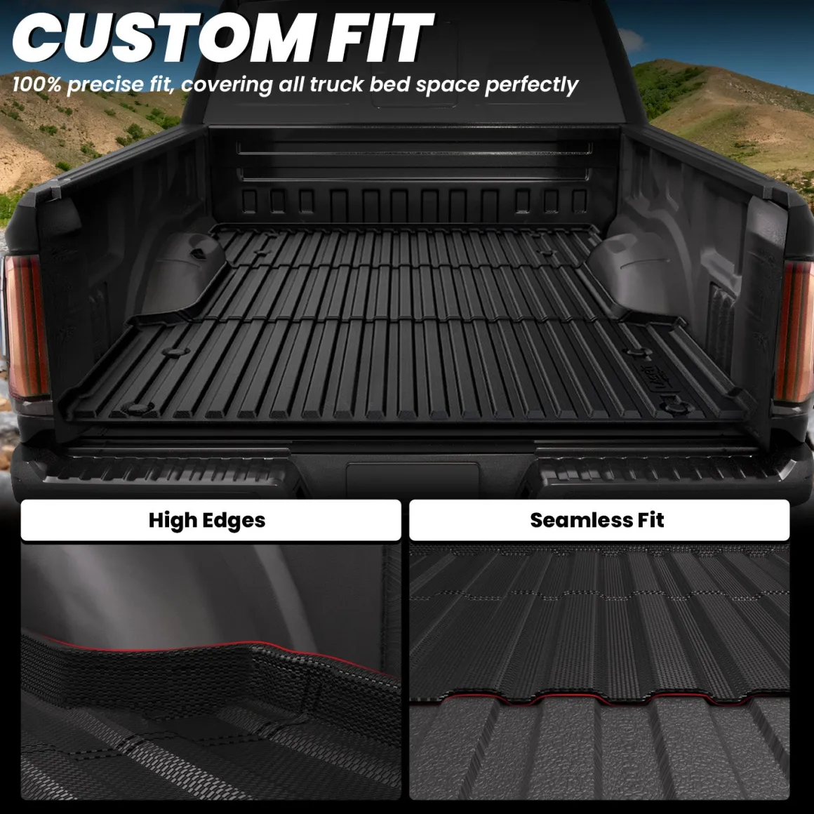 Fit for 2022-2026 Toyota Tundra Heavy Duty Custom Bed Mat or Tailgate Mat