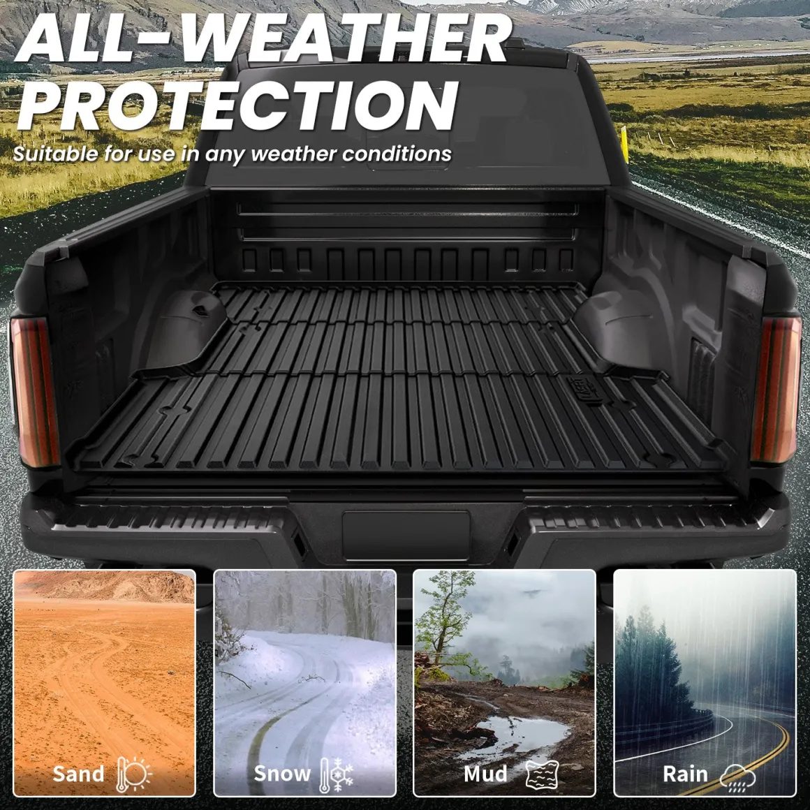 Fit for 2022-2026 Toyota Tundra Heavy Duty Custom Bed Mat or Tailgate Mat