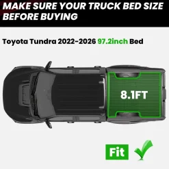 Fit for 2022-2026 Toyota Tundra Heavy Duty Custom Bed Mat or Tailgate Mat
