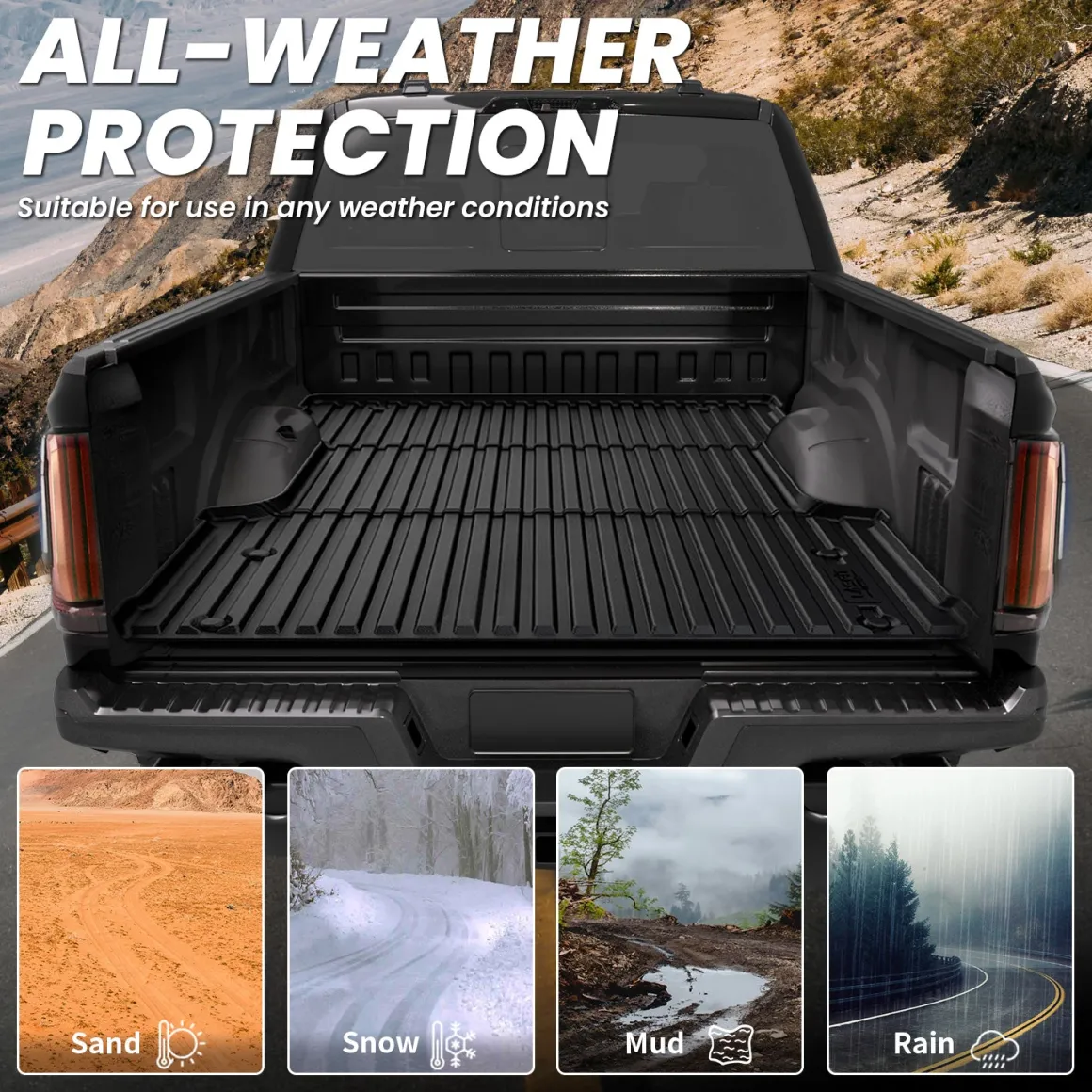 Fit for 2022-2026 Toyota Tundra Heavy Duty Custom Bed Mat or Tailgate Mat