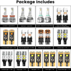 Fit for 2007-2013 Toyota Tundra LED Bulbs Upgrade