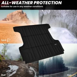 Fit for 2007-2021 Toyota Tundra Truck Bed Mat or Tailgate Mat