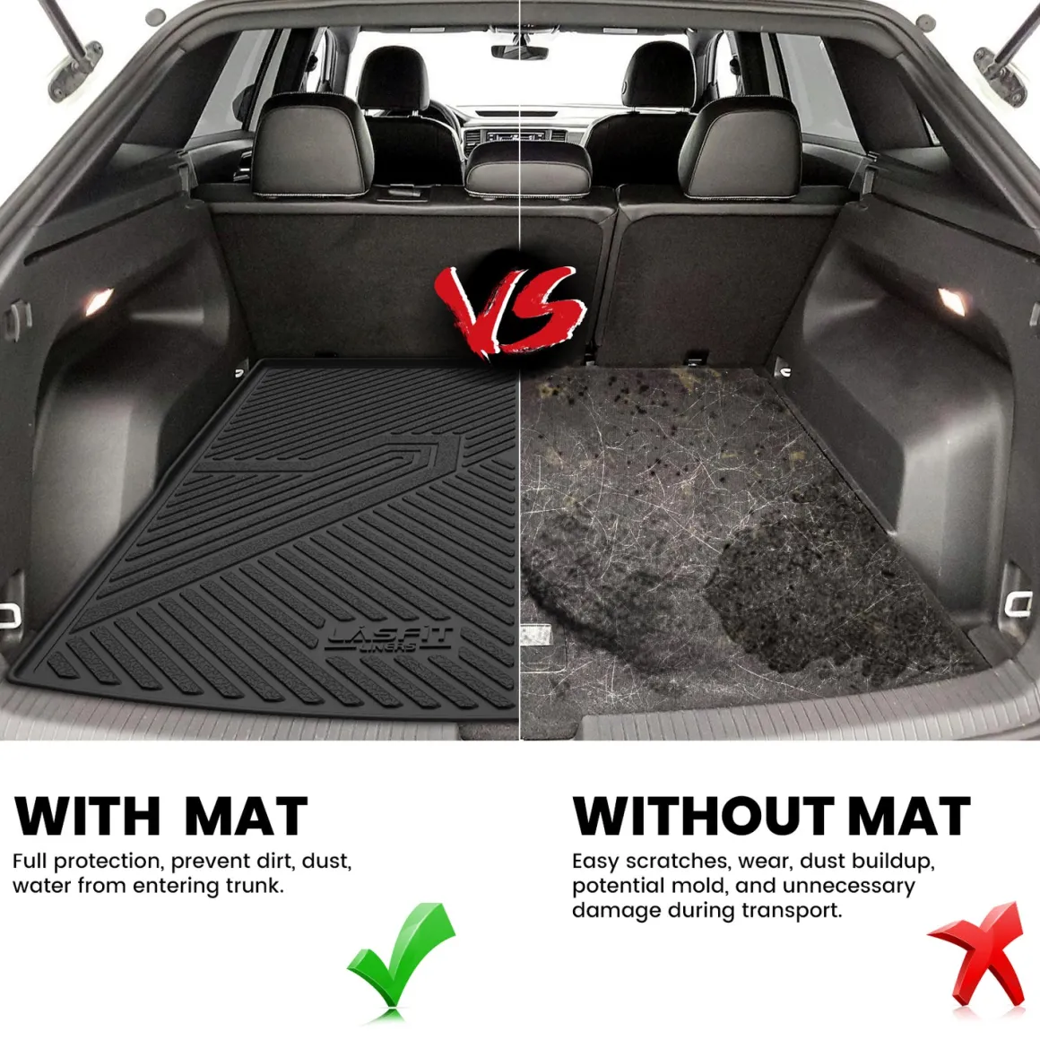 Fit for 2020-2026 Volkswagen Atlas Cross Sport Floor Mats or Cargo Mat