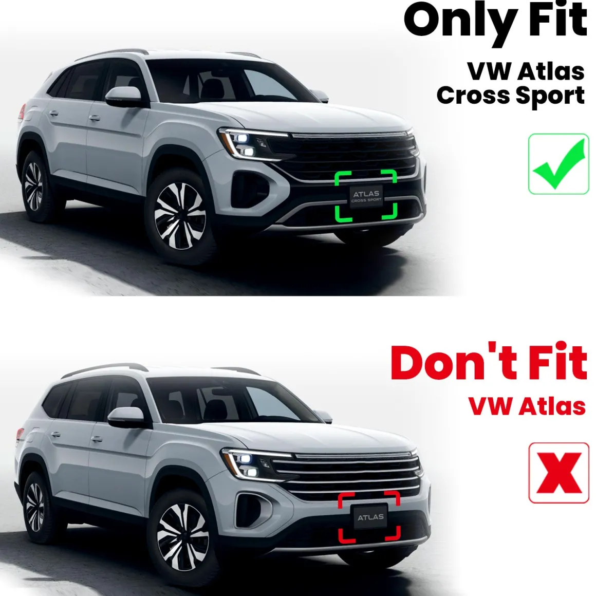 Fit for 2020-2026 Volkswagen Atlas Cross Sport Floor Mats or Cargo Mat