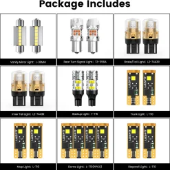 Fit for 2018-2020 Volkswagen Atlas LED Bulbs Upgrade | Tested and Verified