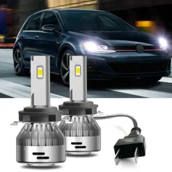 Fit for Volkswagen Golf 2018-2019 & GTI 2018-2020 Custom H7 LED Bulbs Exterior Interior Light Plug n Play