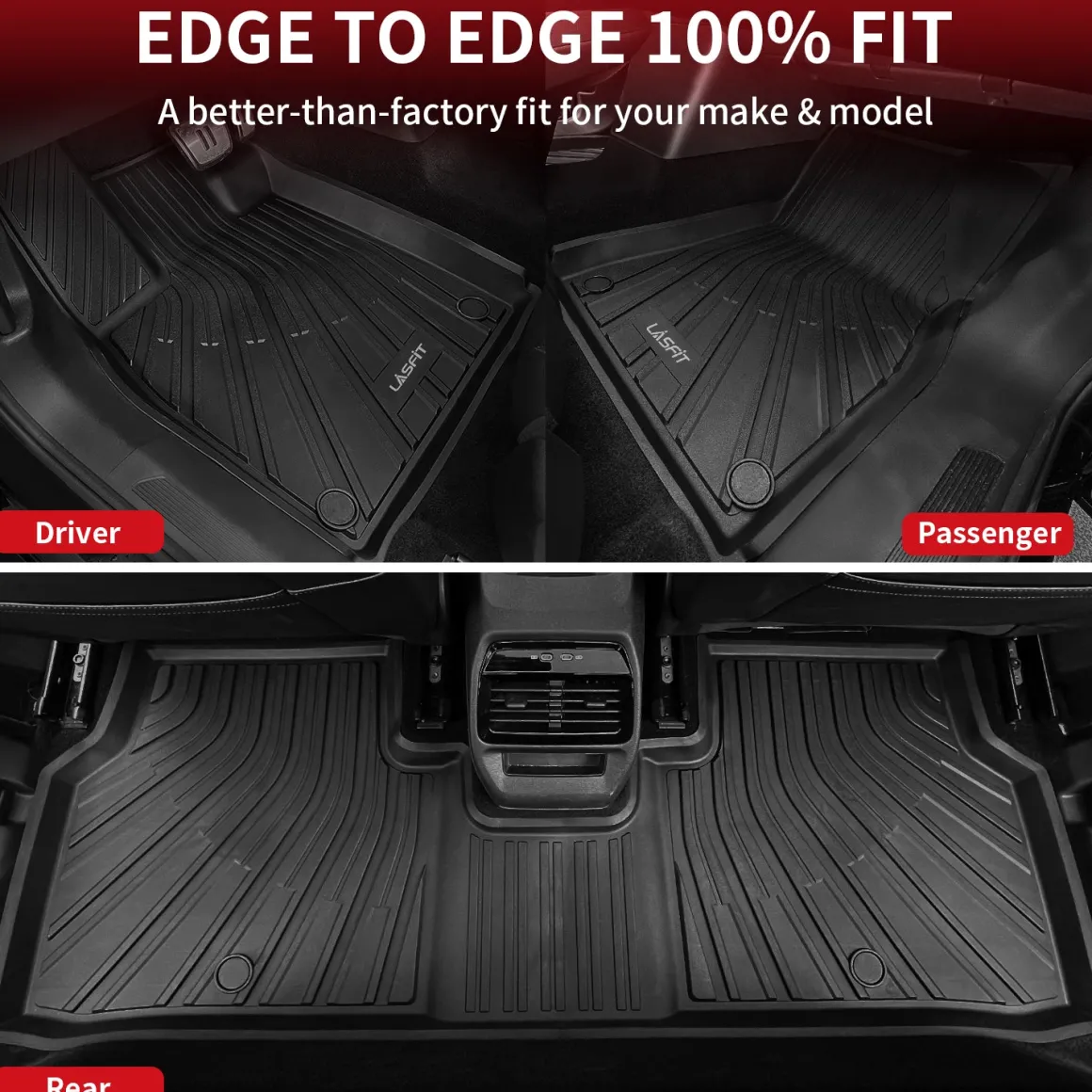 Fit for 2021-2026 Volkswagen ID.4 All Weather Floor Mats or Rear Cargo Mat