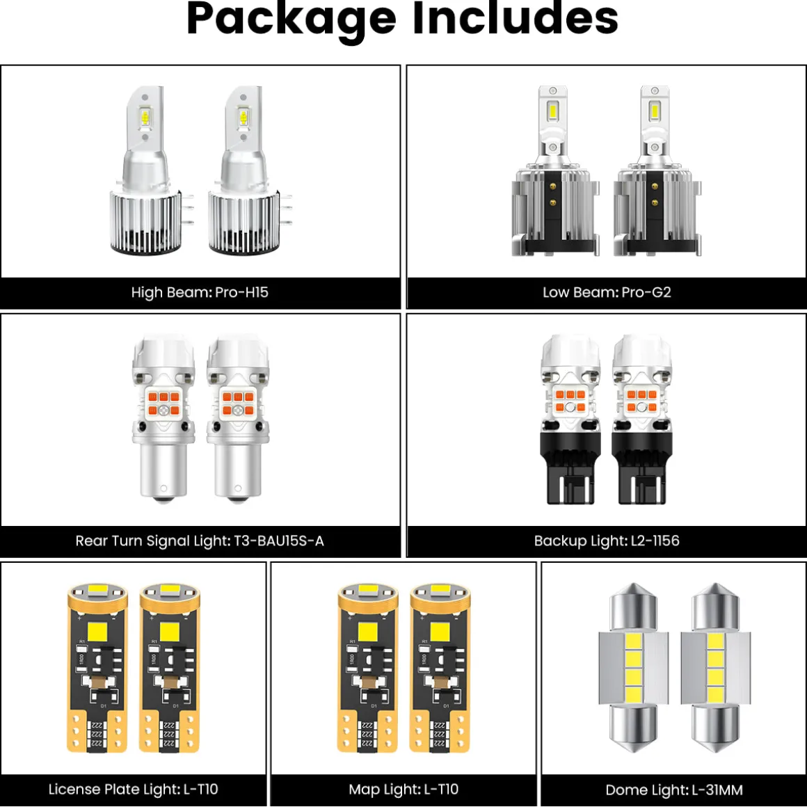 Fit for 2011-2014 Volkswagen Jetta Custom LED Bulbs Exterior Interior Light Plug n Play