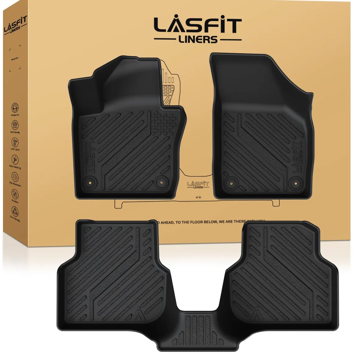 Fit for 2012-2018 Volkswagen Jetta GLI Floor Mats or Cargo Mat