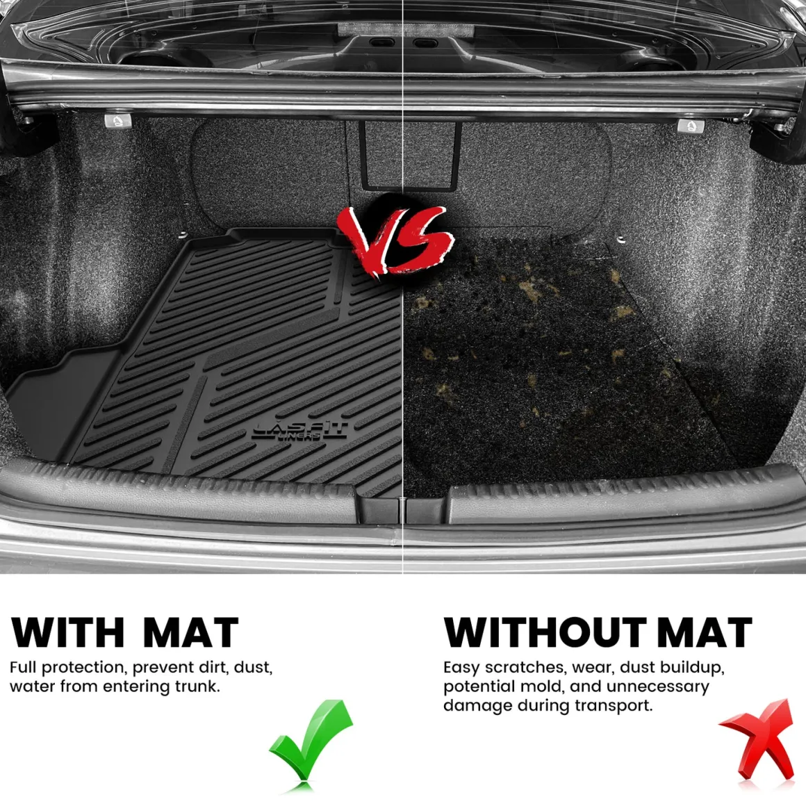 Fit for 2012-2018 Volkswagen Jetta GLI Floor Mats or Cargo Mat