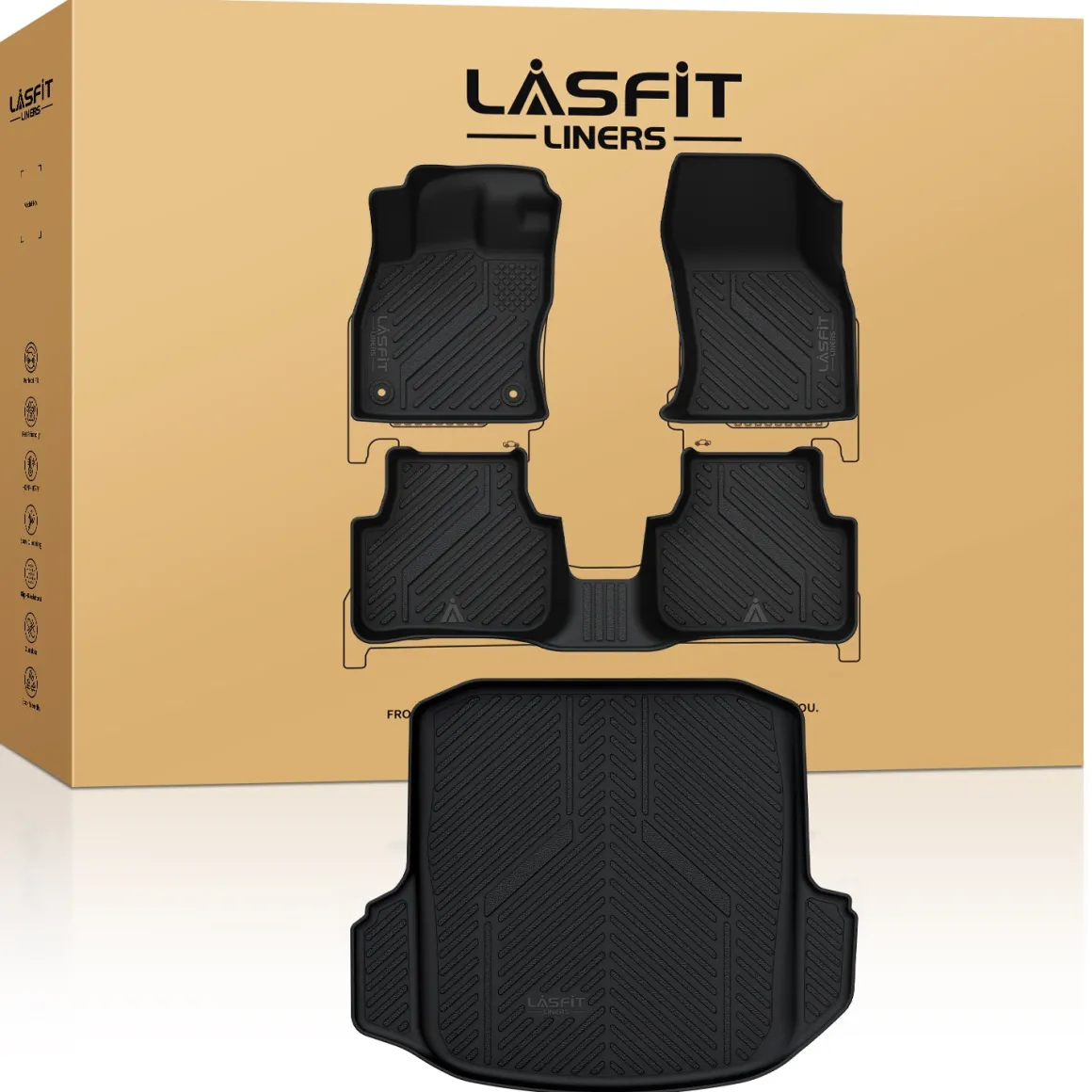 Fit for 2019-2026 Volkswagen Jetta / Volkswagen Jetta GLI Floor Mats & Cargo Mat