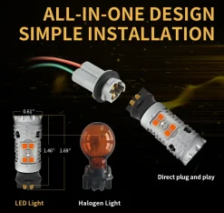 Fit for 2016-2019 Volkswagen Passat Custom H7 LED Bulbs Exterior Interior Lights