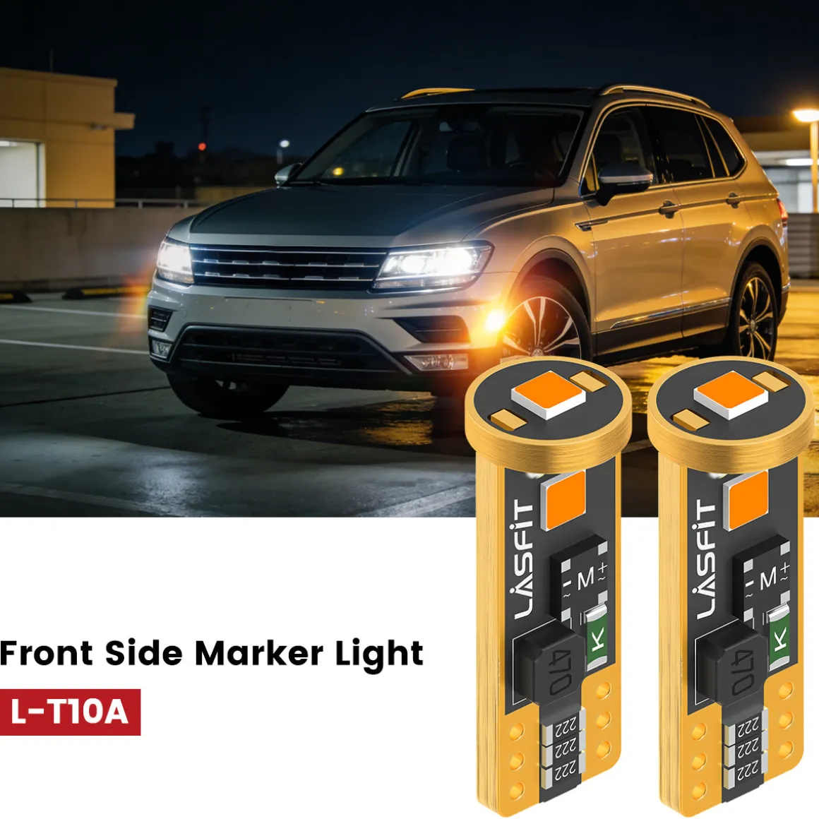 Fit for 2018-2021 Volkswagen Tiguan Custom H7 LED Bulbs Upgrade | Tested and Verified