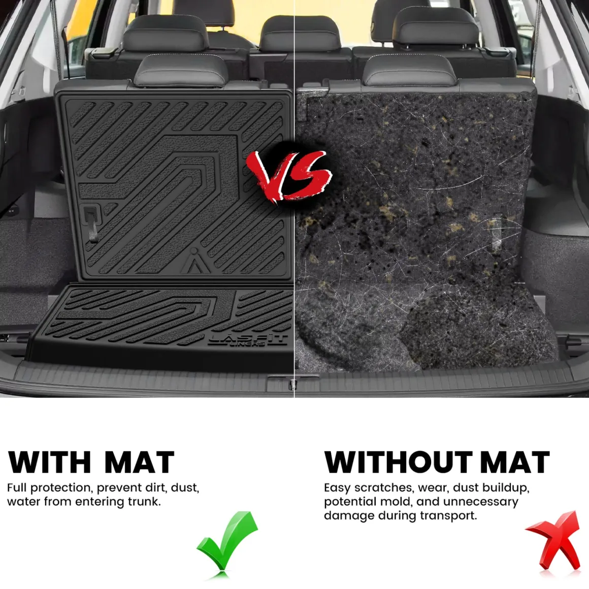 Fit for 2018-2024 Volkswagen Tiguan Custom Floor Mats or Seatback Mat or Cargo Mat