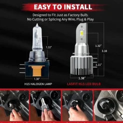 Fit for 2012-2017 Volkswagen Tiguan Custom H7 LED Bulbs Exterior Interior Lights Plug n Play