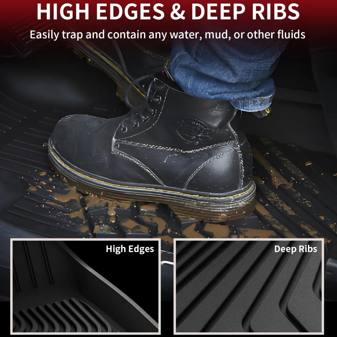 Fit for 2018-2026 Volvo XC60 Floor Mats or Cargo Mat, Fit Gasoline ONLY