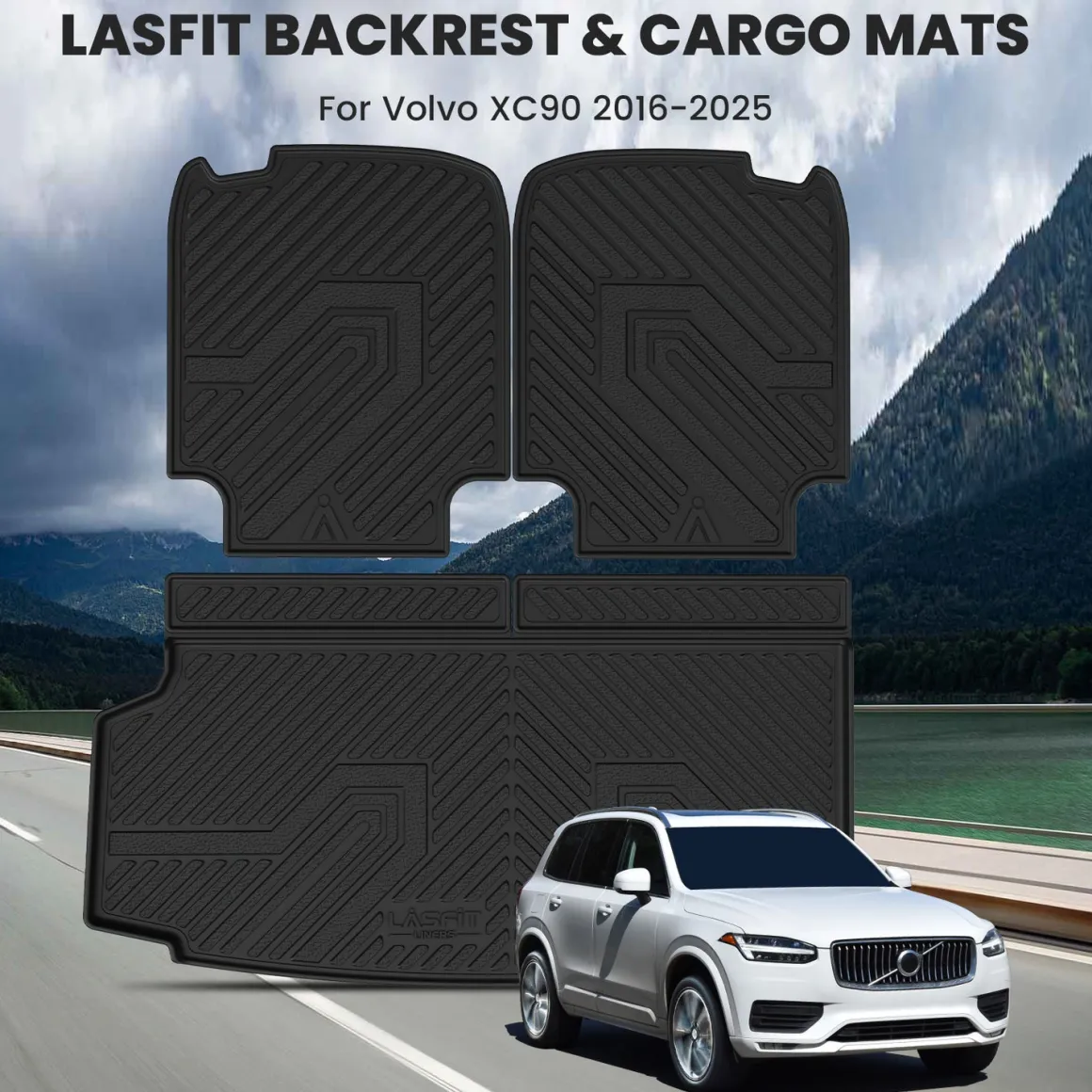 Fit for 2016-2026 Volvo XC90 Floor Mats or Seatback & Cargo Mat