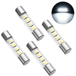 6614F 6614 LED Vanity Mirror Sun Visor Light Bulb, 4 Bulbs