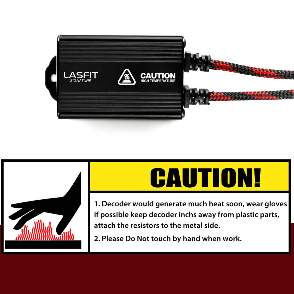 H4 9003 HB2 LED Bulb Canbus Adapter Anti-Hyper Flash