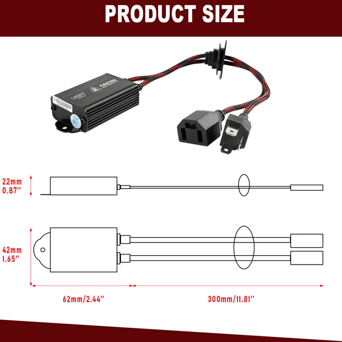 H4 9003 HB2 LED Bulb Canbus Adapter Anti-Hyper Flash