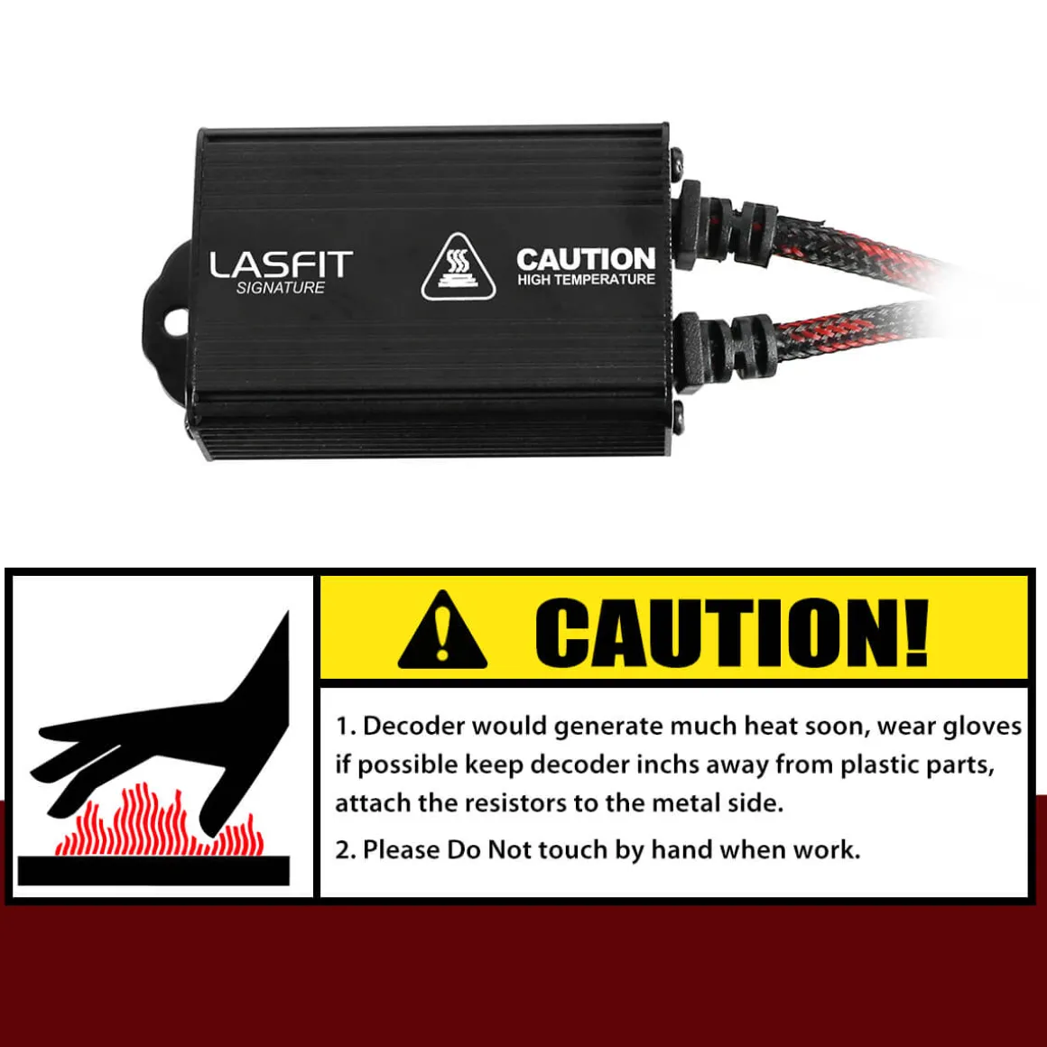 H13 9008 LED Bulb Canbus Adapter Anti-Hyper Flash Error Free