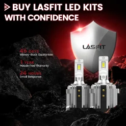 H7 LED Bulb w/Retainer Adapter Fit for Volkswagen Golf Passat GTI Tiguan Mercedes-Benz Metris | 2 Bulbs