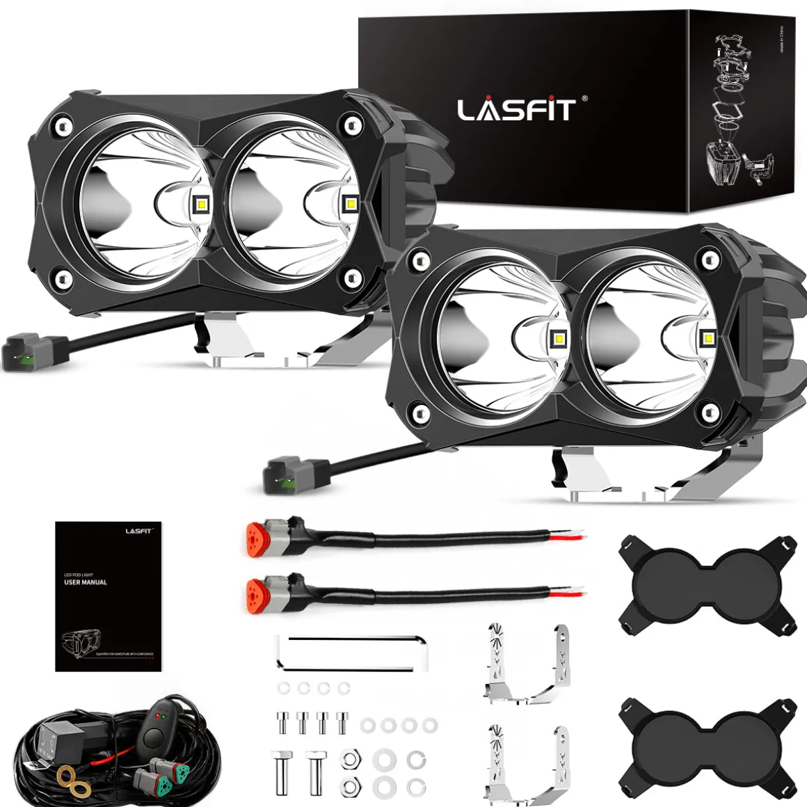 4.8 Inch LED Pod Off-Road Light Spot 30W