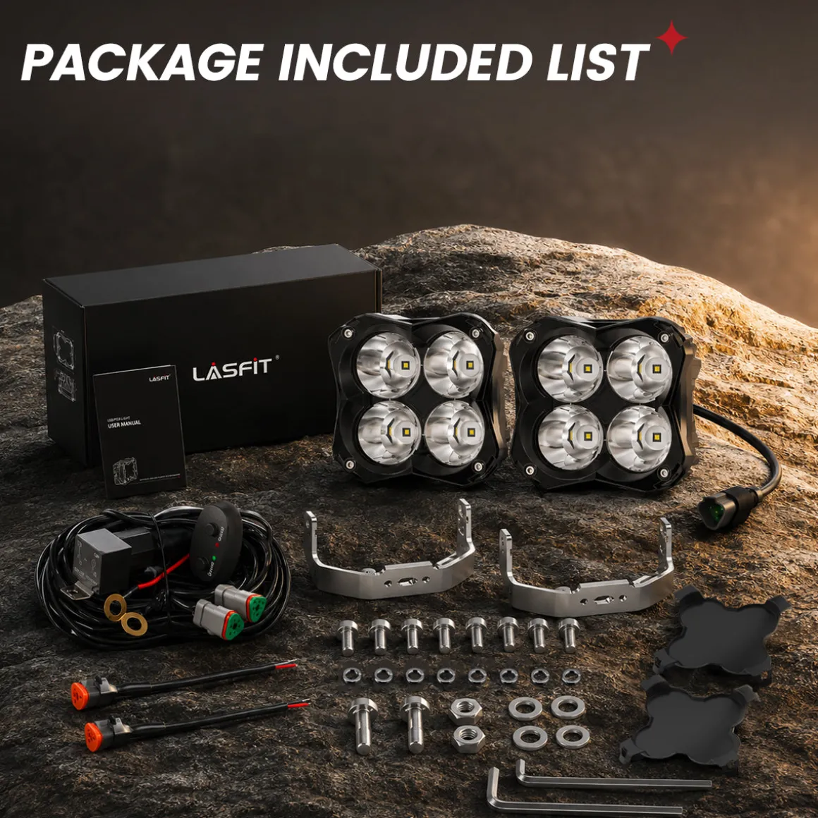 5 Inch LED Pod Off-Road Light Spot Combo 60W